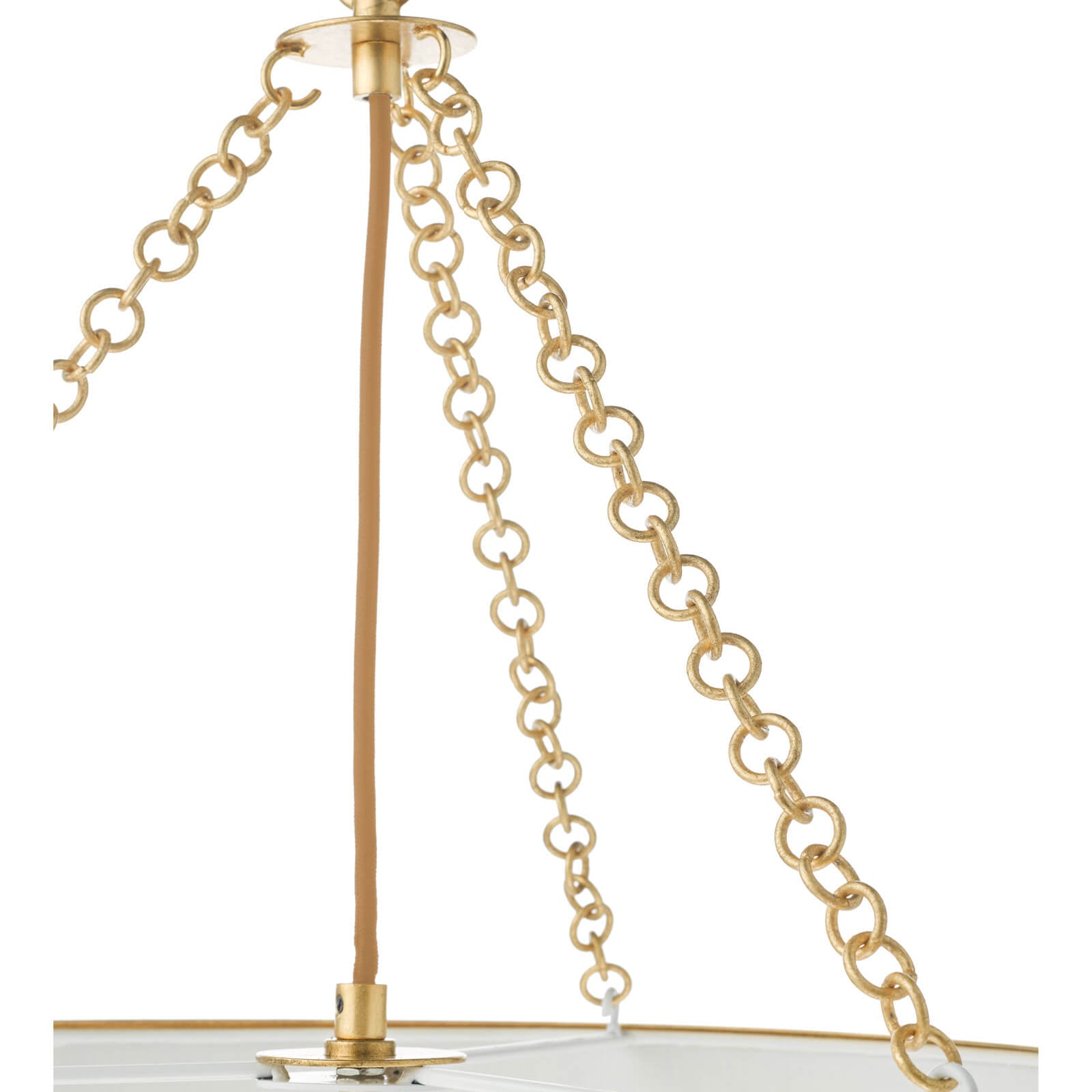 Fenella 5/8Lt Pendant Gold Leaf and Seagrass Shade