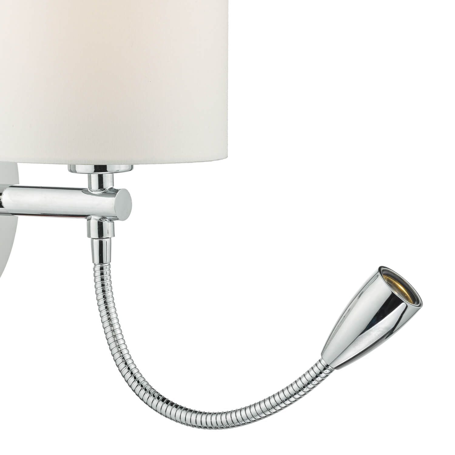 Feta Wall Light LED- Polished Chrome & Antique Brass Finishes