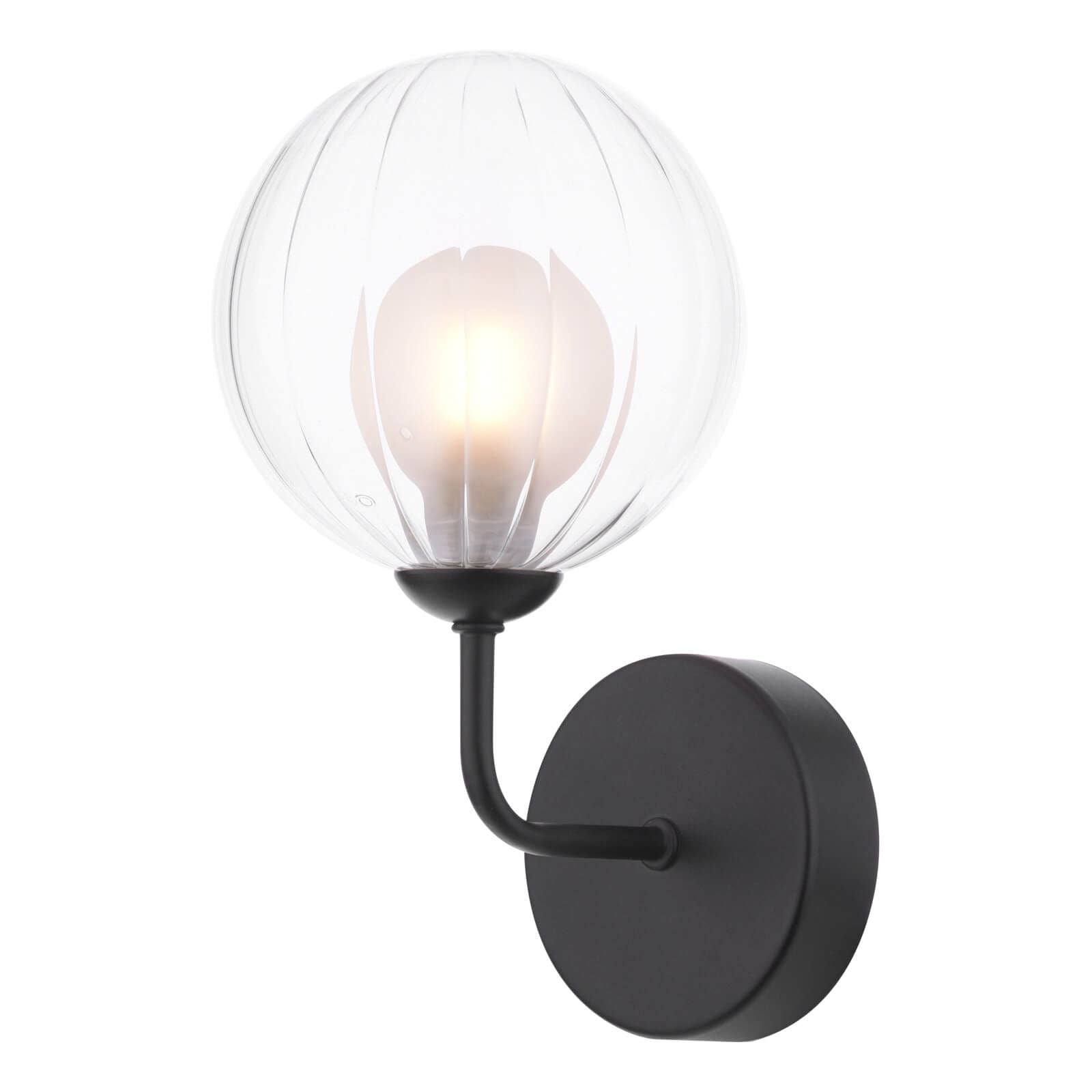 Feya Wall Light Antique Bronze/Polished Chrome/Matt Black - Finish 