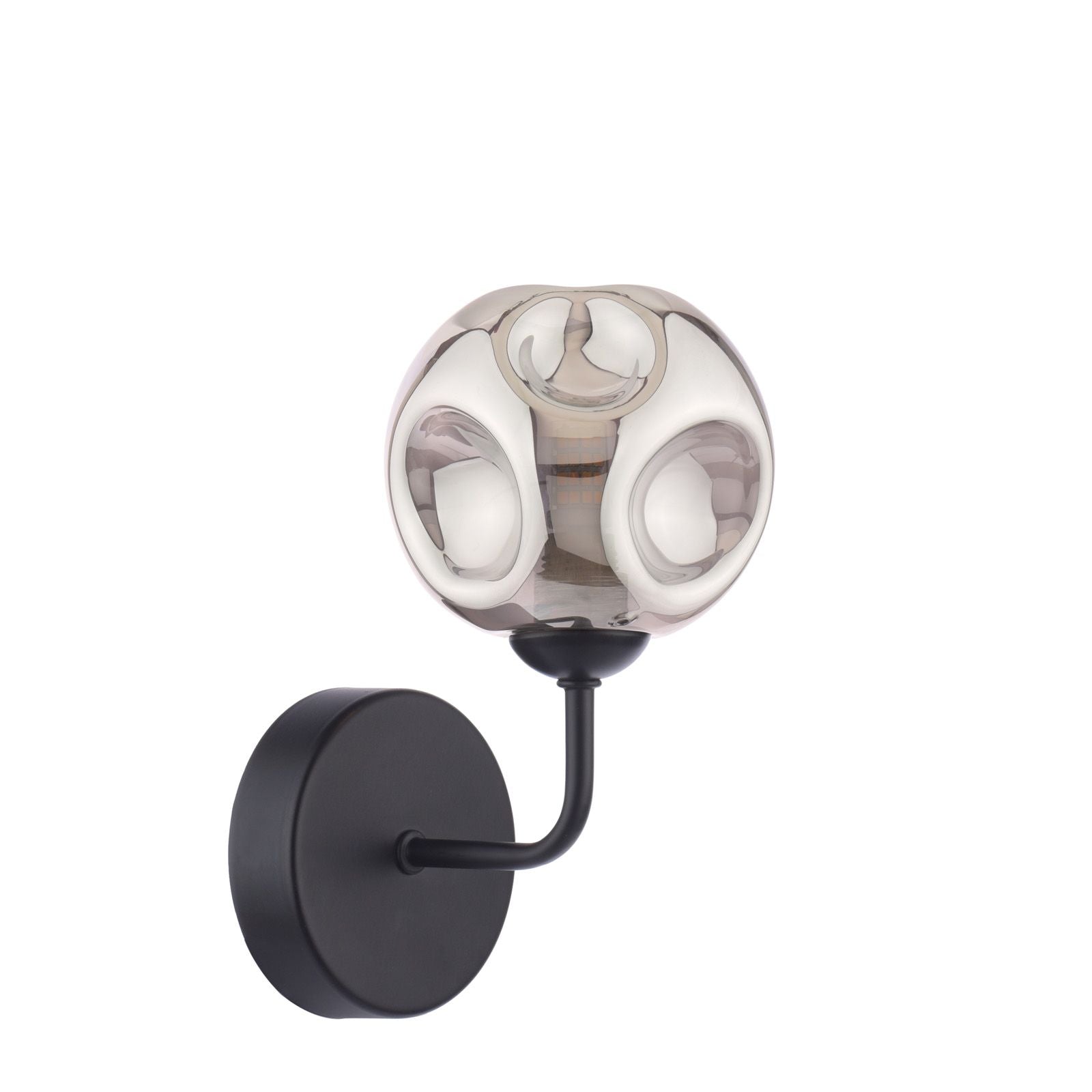 Feya Wall Light Antique Bronze/Polished Chrome/Matt Black - Finish