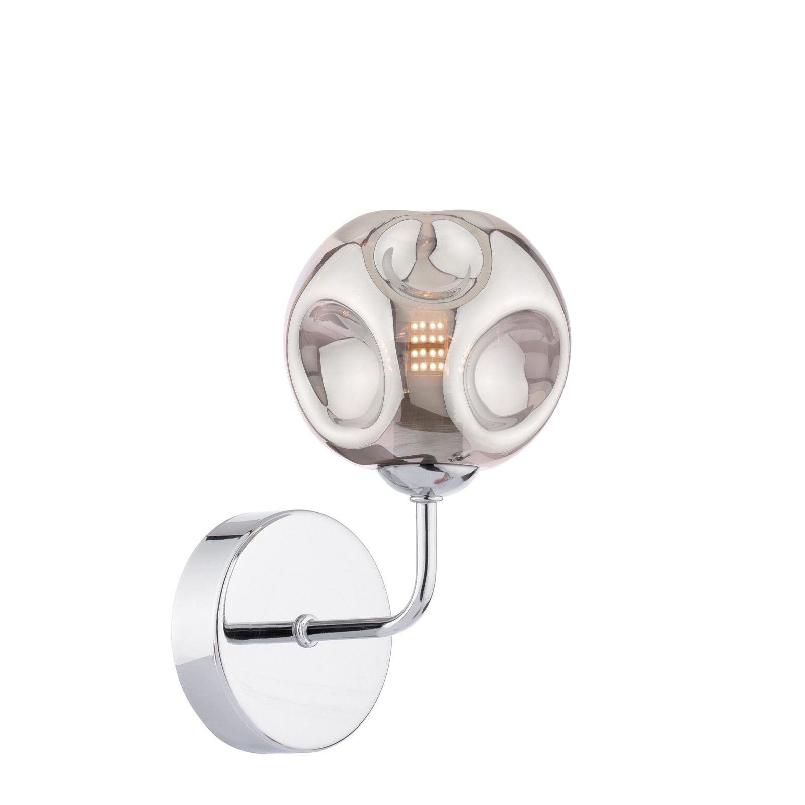 Feya Wall Light Antique Bronze/Polished Chrome/Matt Black - Finish