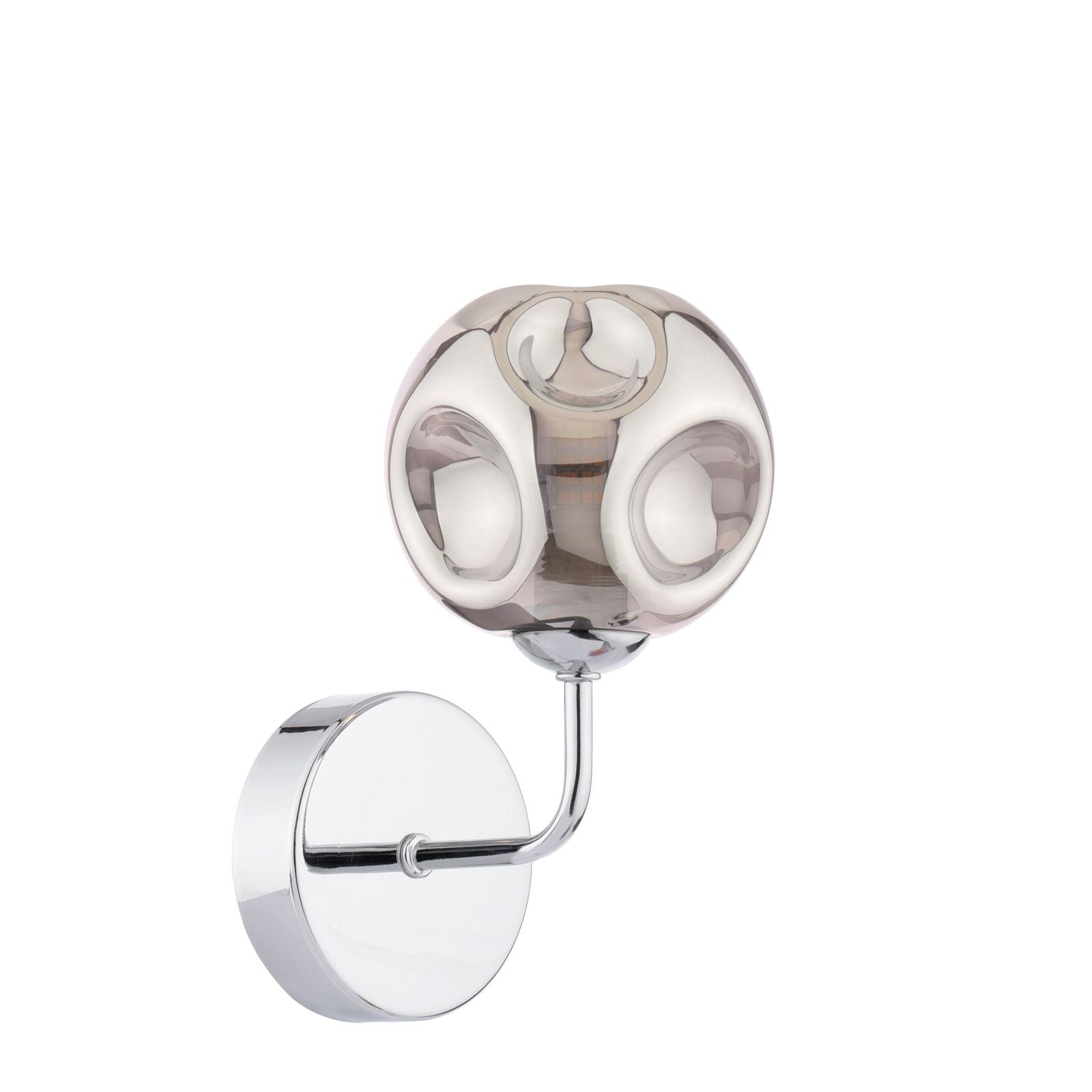 Feya Wall Light Antique Bronze/Polished Chrome/Matt Black - Finish