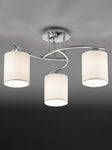 Hector 3/5Lt Indoor Semi Flush Ceiling Light - Chrome Finish