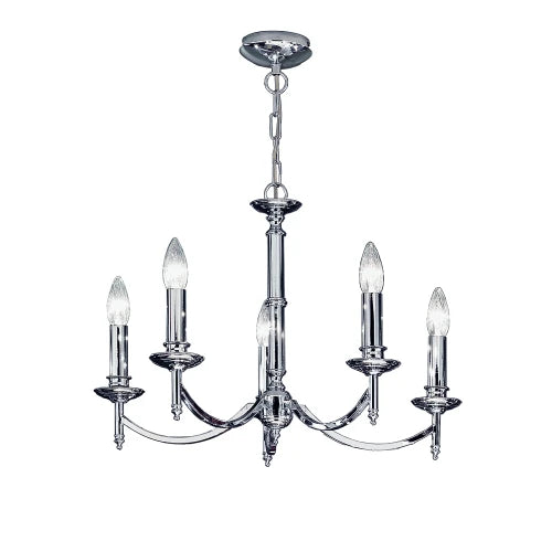 Camilla 3/5/8Lt Fitting - Bronze /Chrome Finish