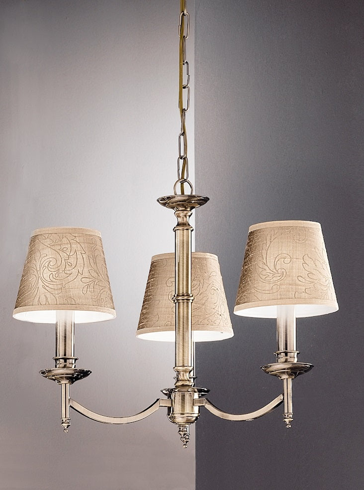 Camilla 3lt Chandelier Ceiling Light Fitting only - Bronze Finish