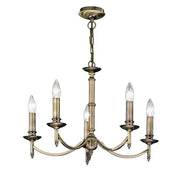 Camilla 3/5/8Lt Fitting - Bronze /Chrome Finish