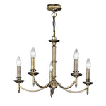 Camilla 3/5/8Lt Fitting - Bronze /Chrome Finish