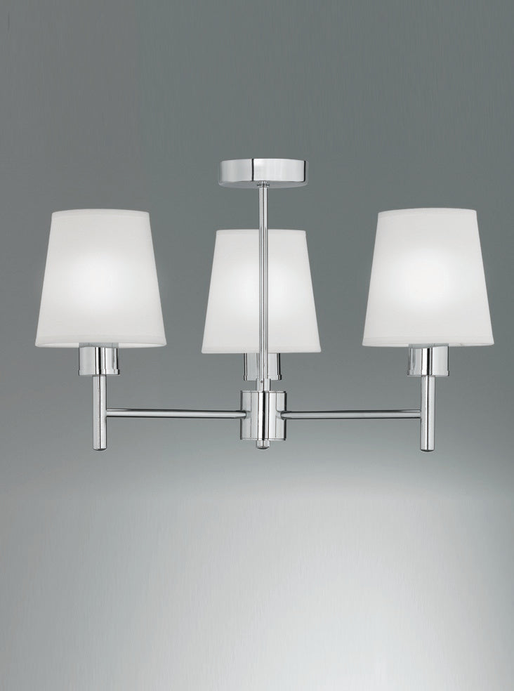 Tunisia 1/2Lt Indoor Semi Flush Ceiling Light in Various Finish