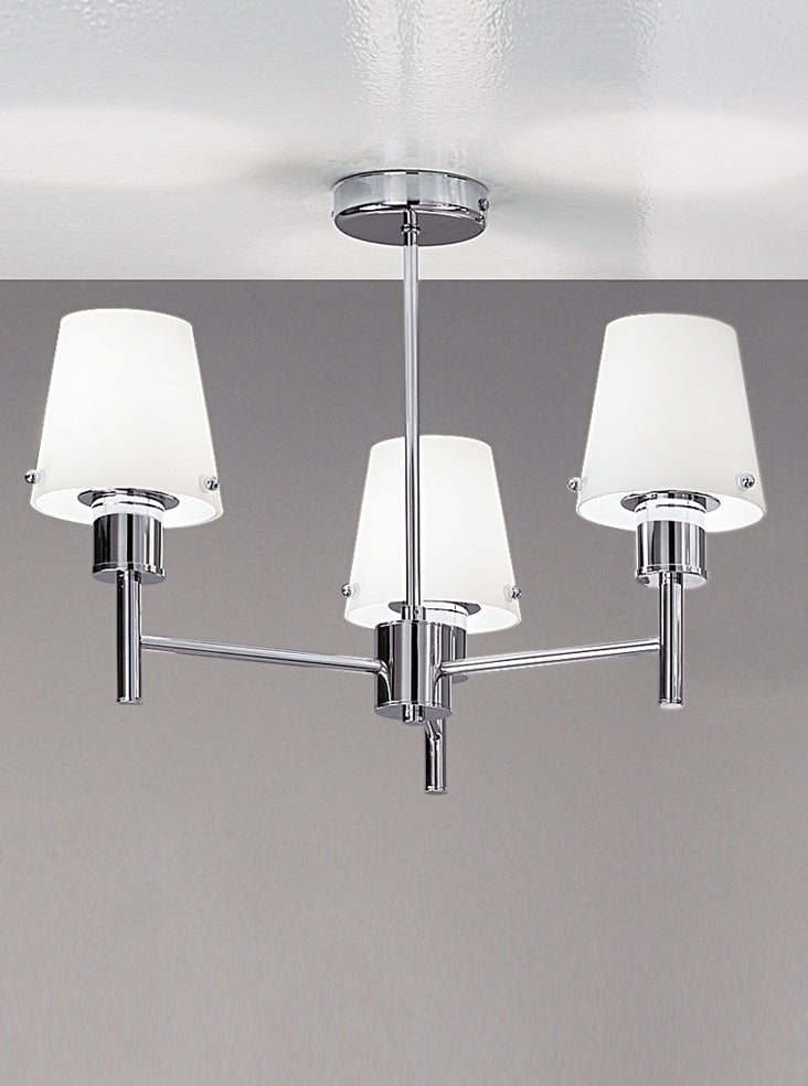 Tunisia 1/2Lt Indoor Semi Flush Ceiling Light in Various Finish