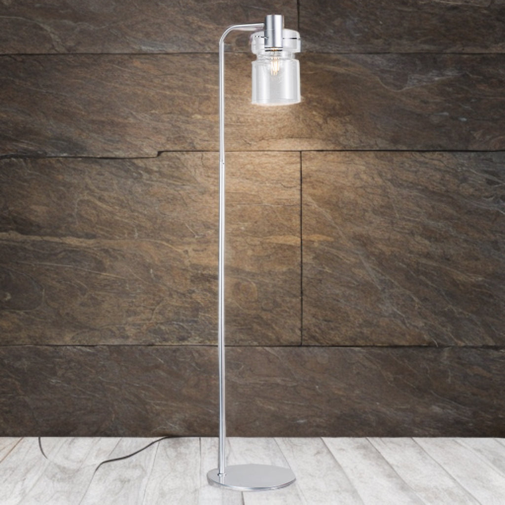 Camden Floor Lamp- Silver/ Grey/ Copper Finishes