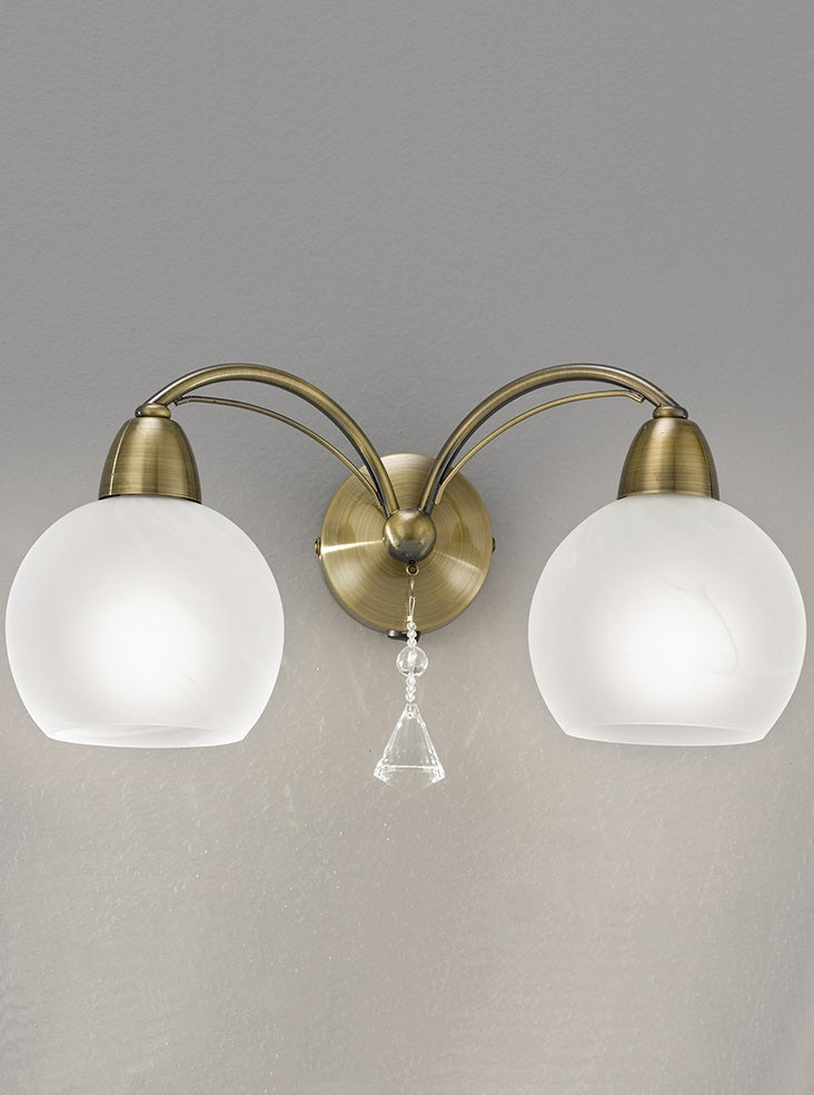 Athena 1/2Lt Wall Bracket - Satin Nickel/Bronze Finish