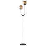 Taishan Floor Lamp E14 Black/Matt Brass
