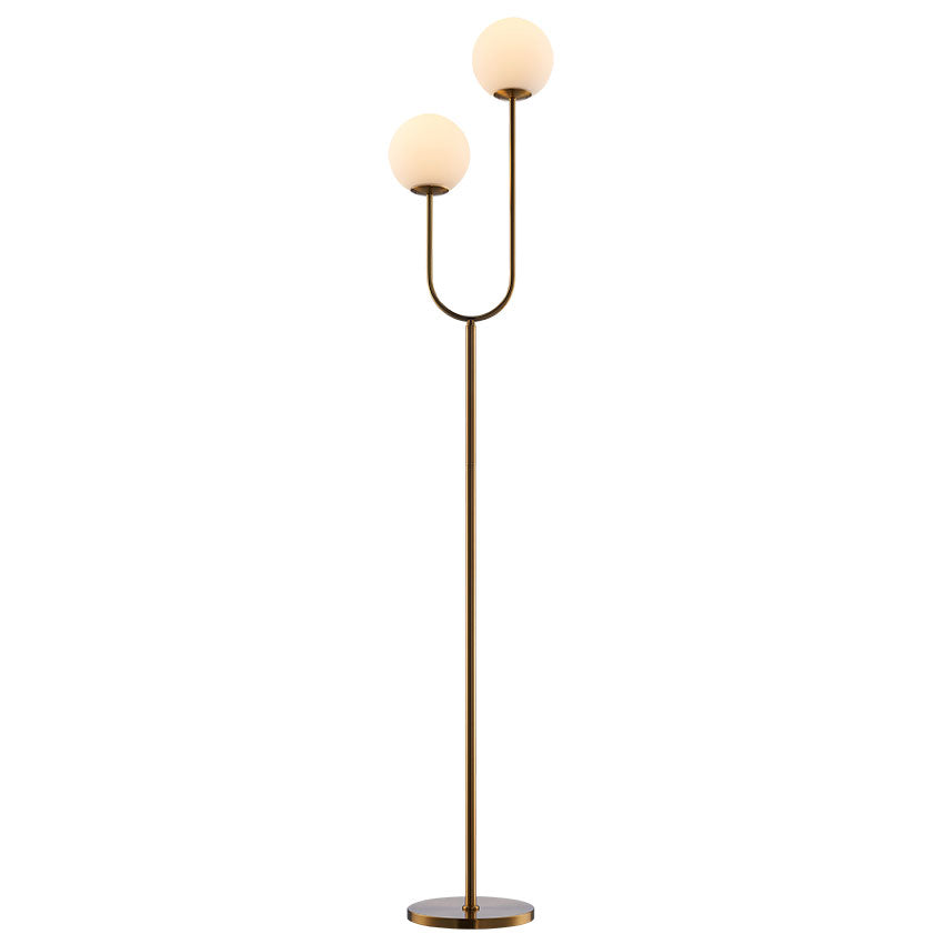 Taishan Floor Lamp E14 Black/Matt Brass