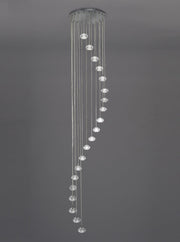 Elegance 20Lt Cluster Ceiling Light - Chrome Finish
