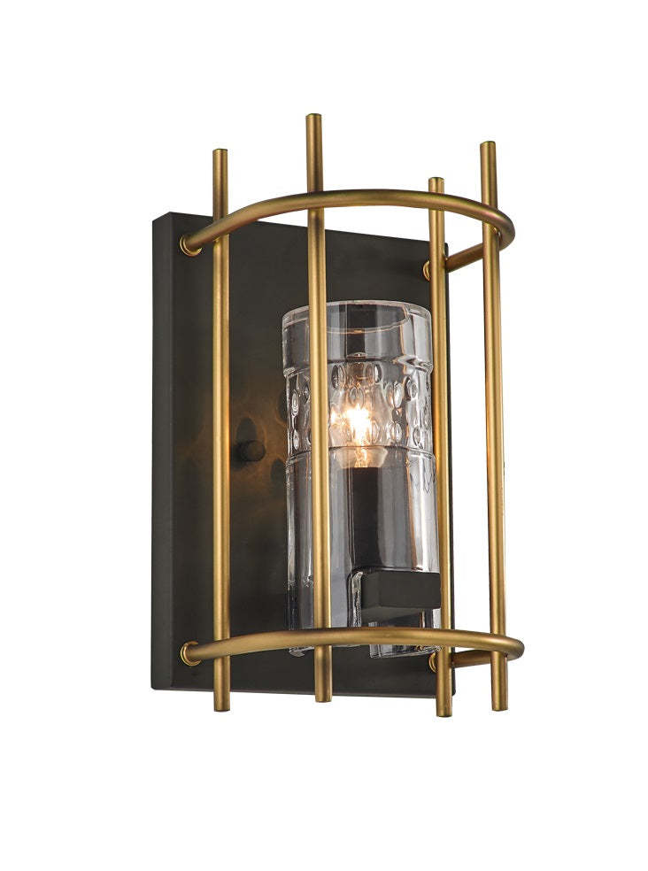 Bisto 1 light Indoor Single Wall Light - Antique Iron Finish