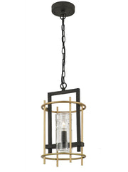 Bisto 1 light Pendant - Antique Iron Finish