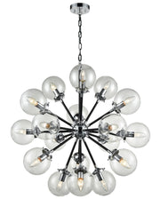 Retract 18 Double Height Fitting - Black & Silver Finish