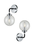 Retract 1 Light Wall Bracket - Black & Silver/Black & Gold Finish