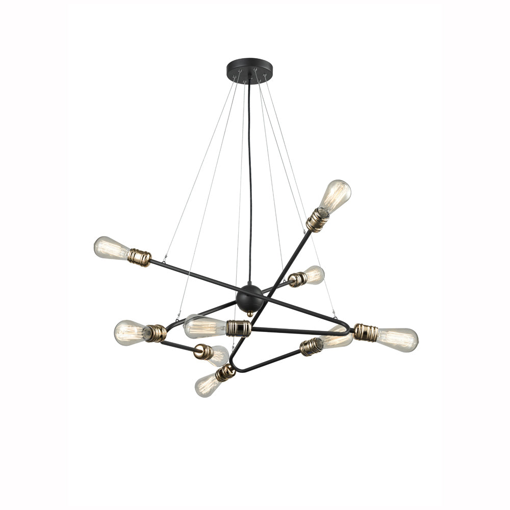 Crypto 9Lt Double Height Light - Brown Finish