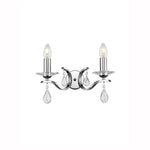 Naomi 2Lt Wall Bracket - Satin Nickel/Bronze/Chrome Finish