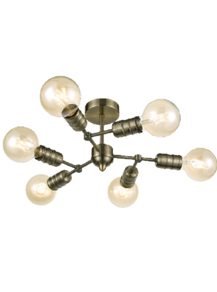 Pact 6/8Lt Ceiling/Wall - Antique Brass/Gunmetal Finish