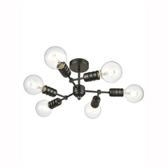 Pact 6/8Lt Ceiling/Wall - Antique Brass/Gunmetal Finish