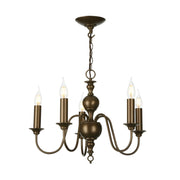 David Hunt Flemish 3/5/9/15Lt Multi-Arm Pendant Various Finish