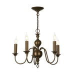 Flemish 3/5/9/15Lt Multi-Arm Pendant Various Finish