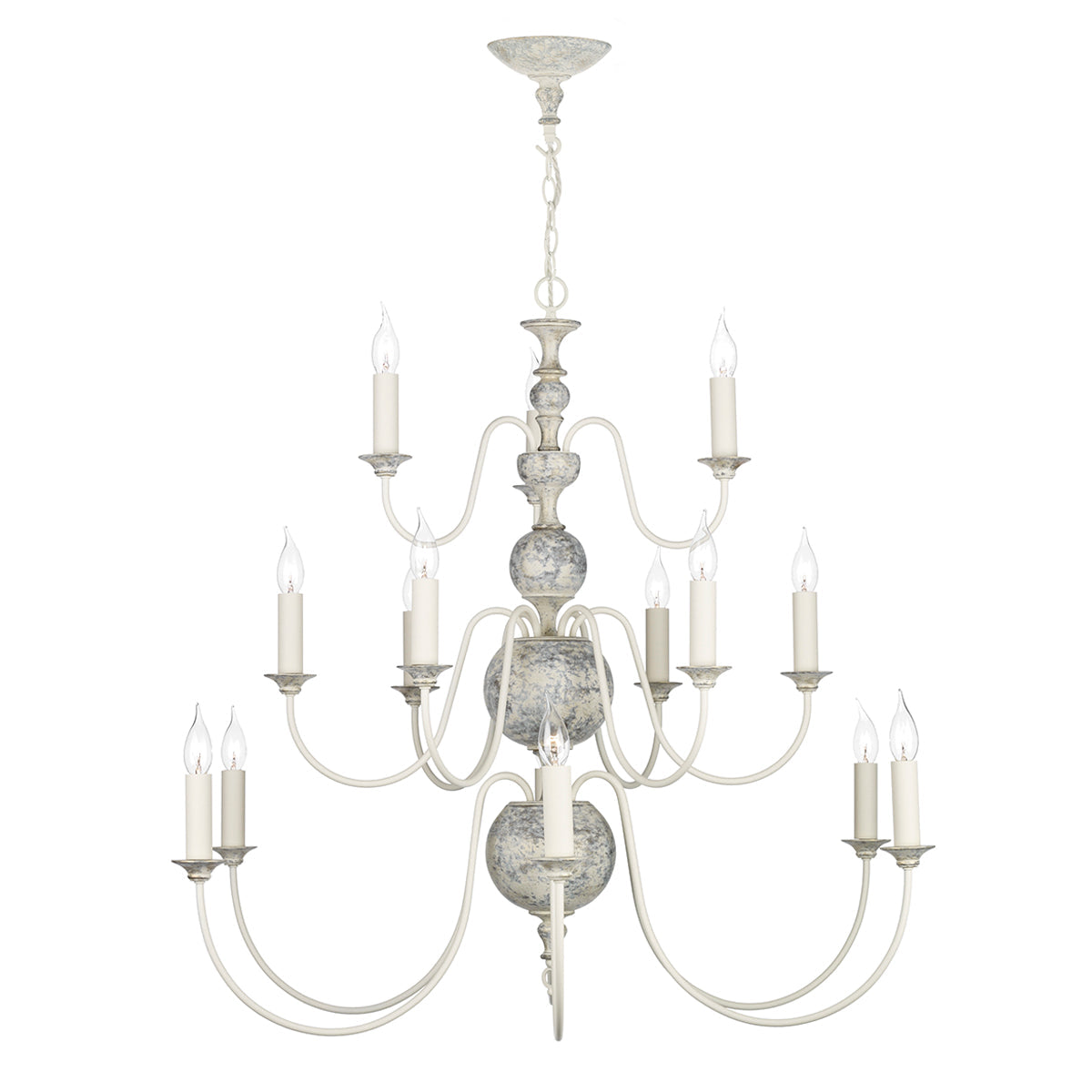 David Hunt Flemish 3/5/9/15Lt Multi-Arm Pendant Various Finish