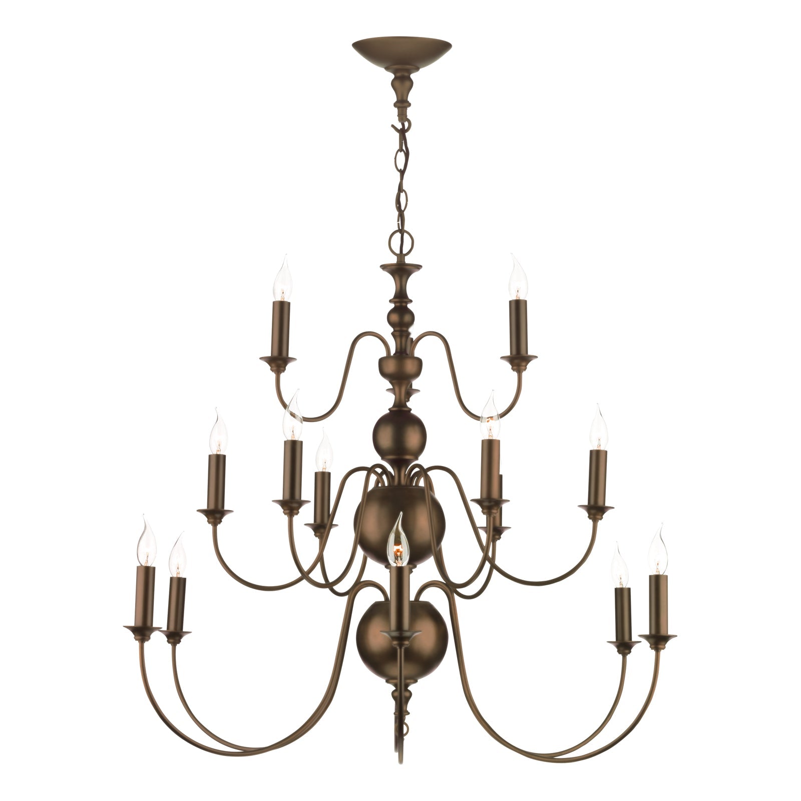 David Hunt Flemish 3/5/9/15Lt Multi-Arm Pendant Various Finish
