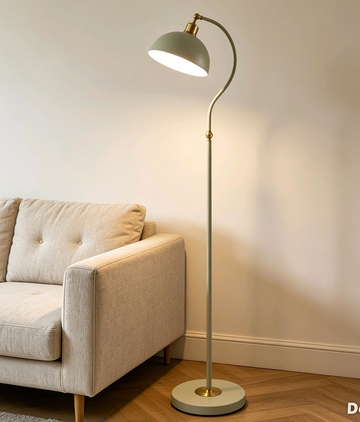 Swan Floor Lamp E27- Various Finishes
