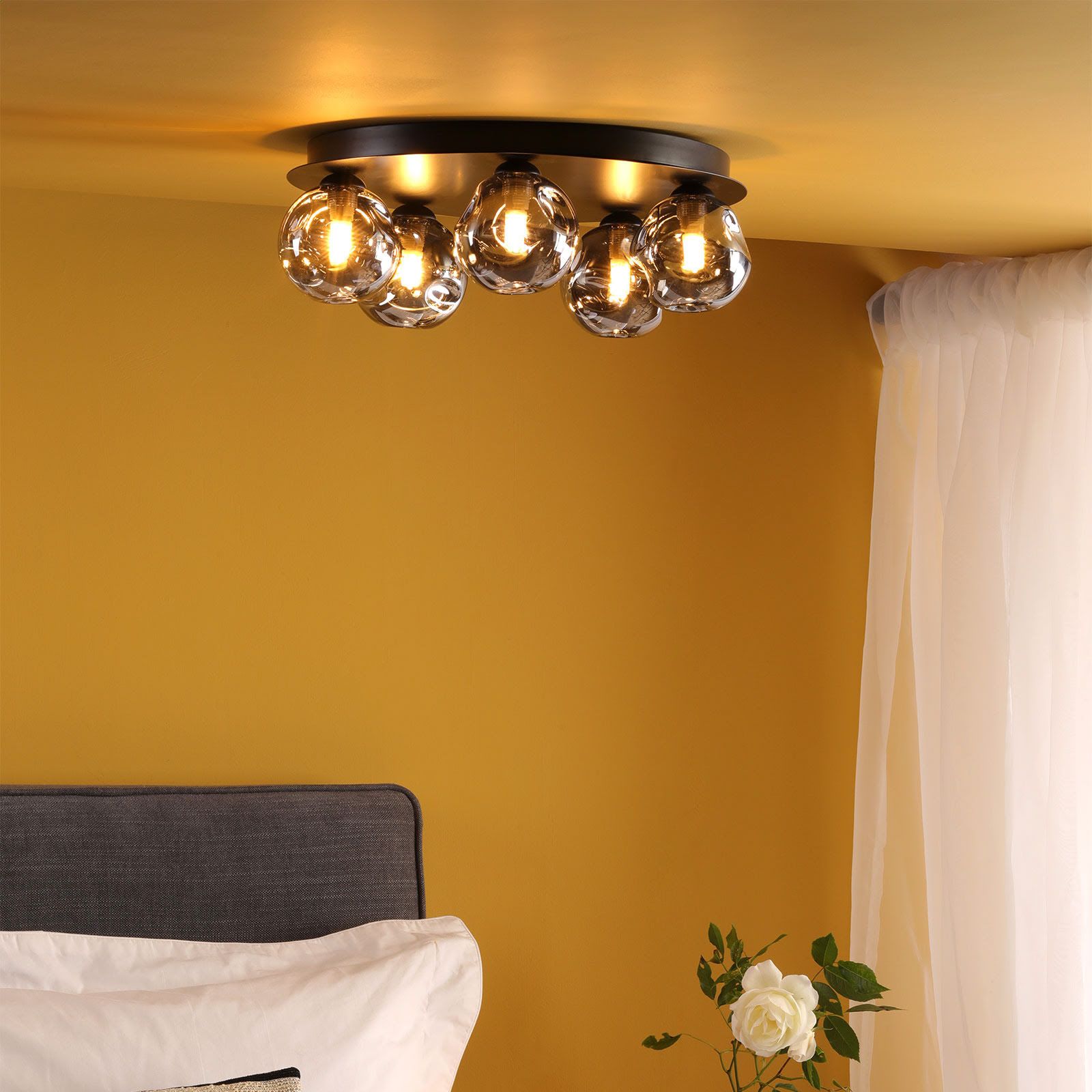 Foley 3/5 Lt Flush Light -Various Finishes