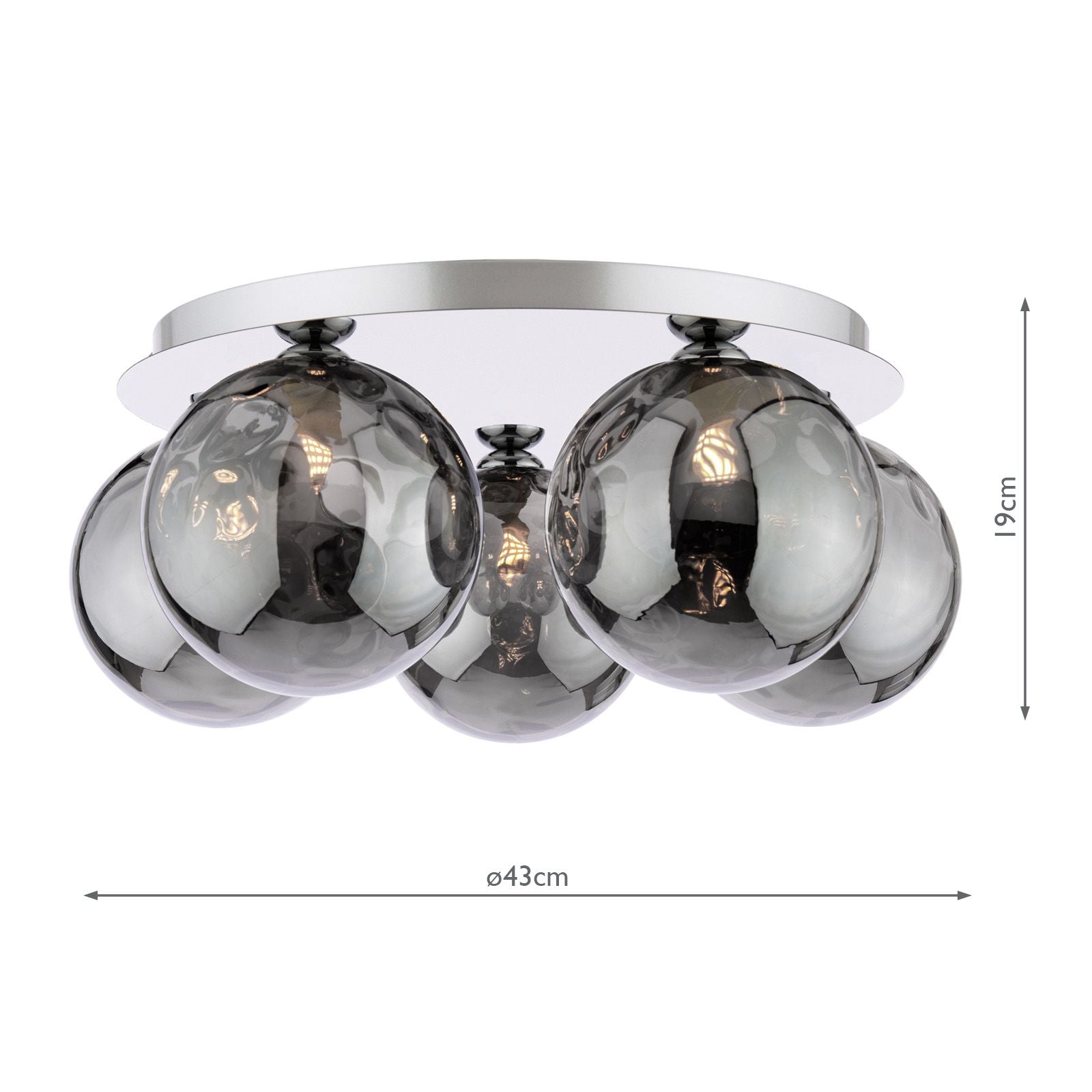 Foley 3/5 Lt Flush Light -Various Finishes
