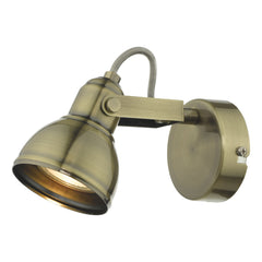 Fothergill Single Wall Spotlight - Antique Brass