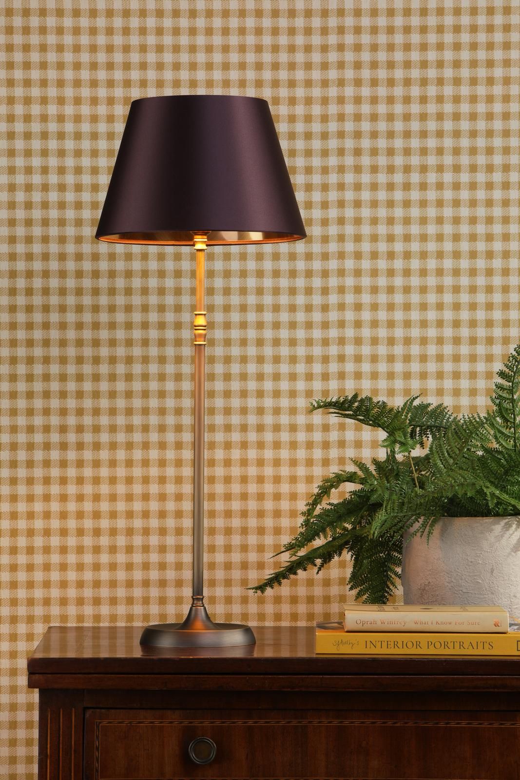 Foyle Table Lamp- Antique Brass/ Butter Brass Base Only
