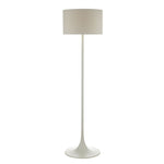 Funchal Floor Lamp Grey With Shade E27