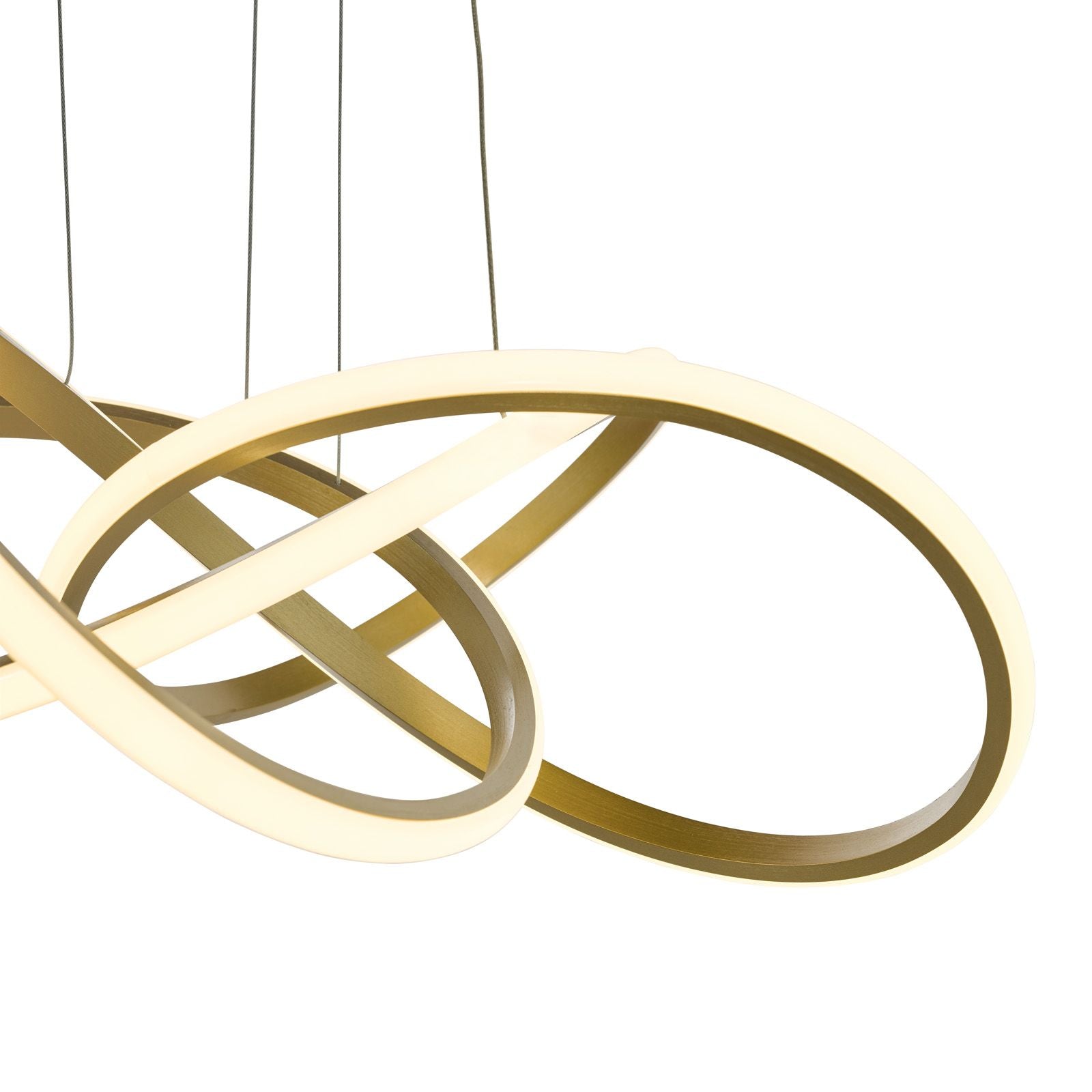 Fusion LED Ceiling Light- Satin Gold