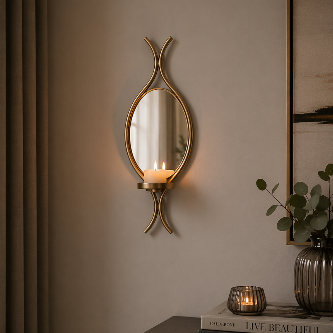Claude Mirror Wall Sconce