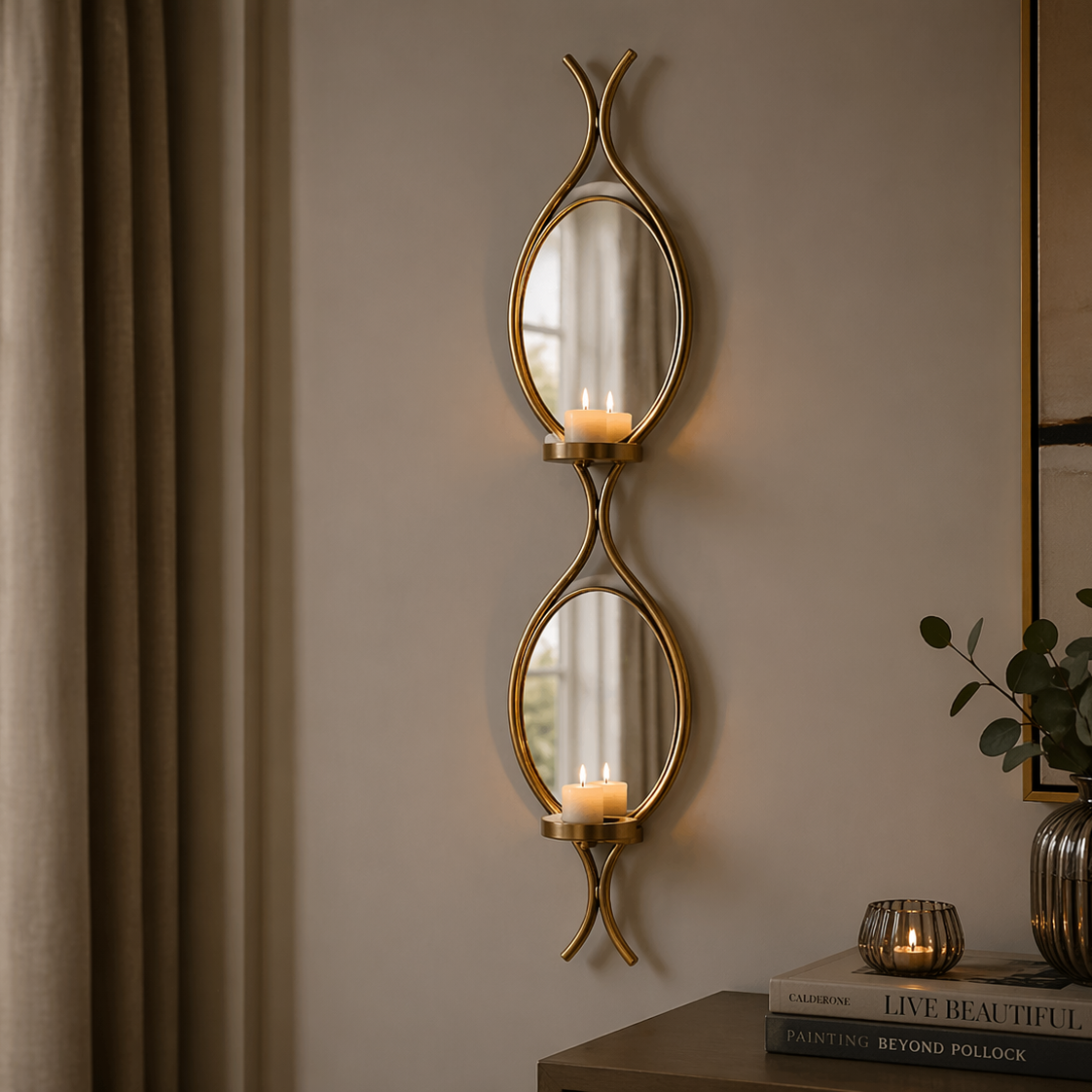Claude Mirror Wall Sconce