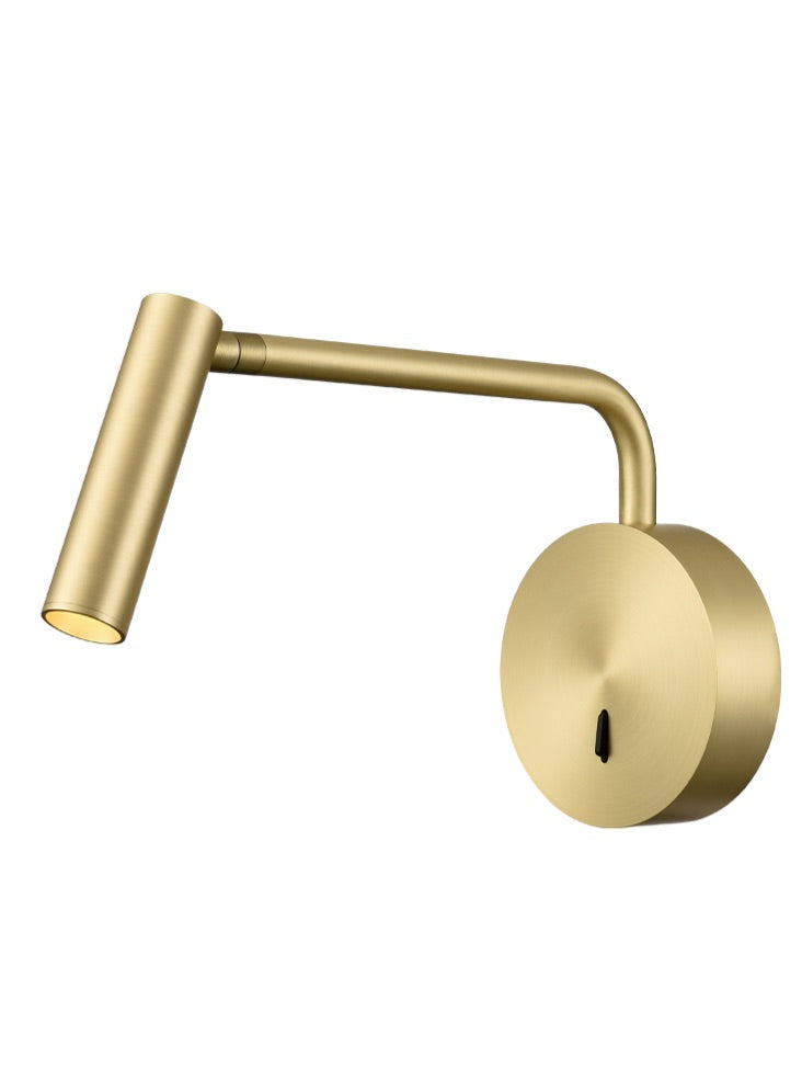Banks Reading Wall Light LED 
Satin Brass