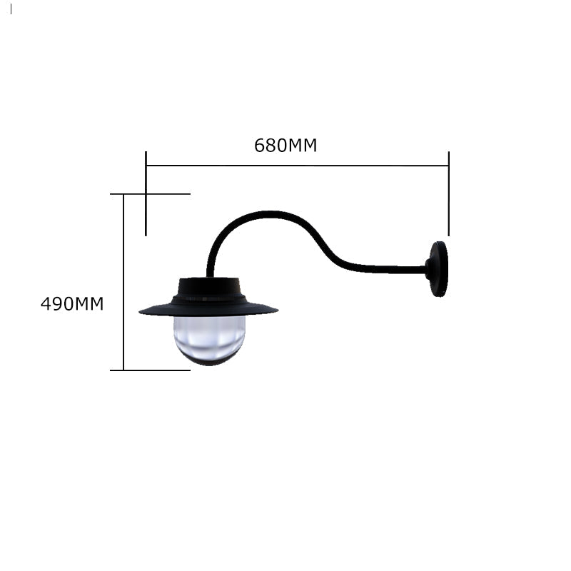 Digby Outdoor Wall Light - Cast Iron/Copper