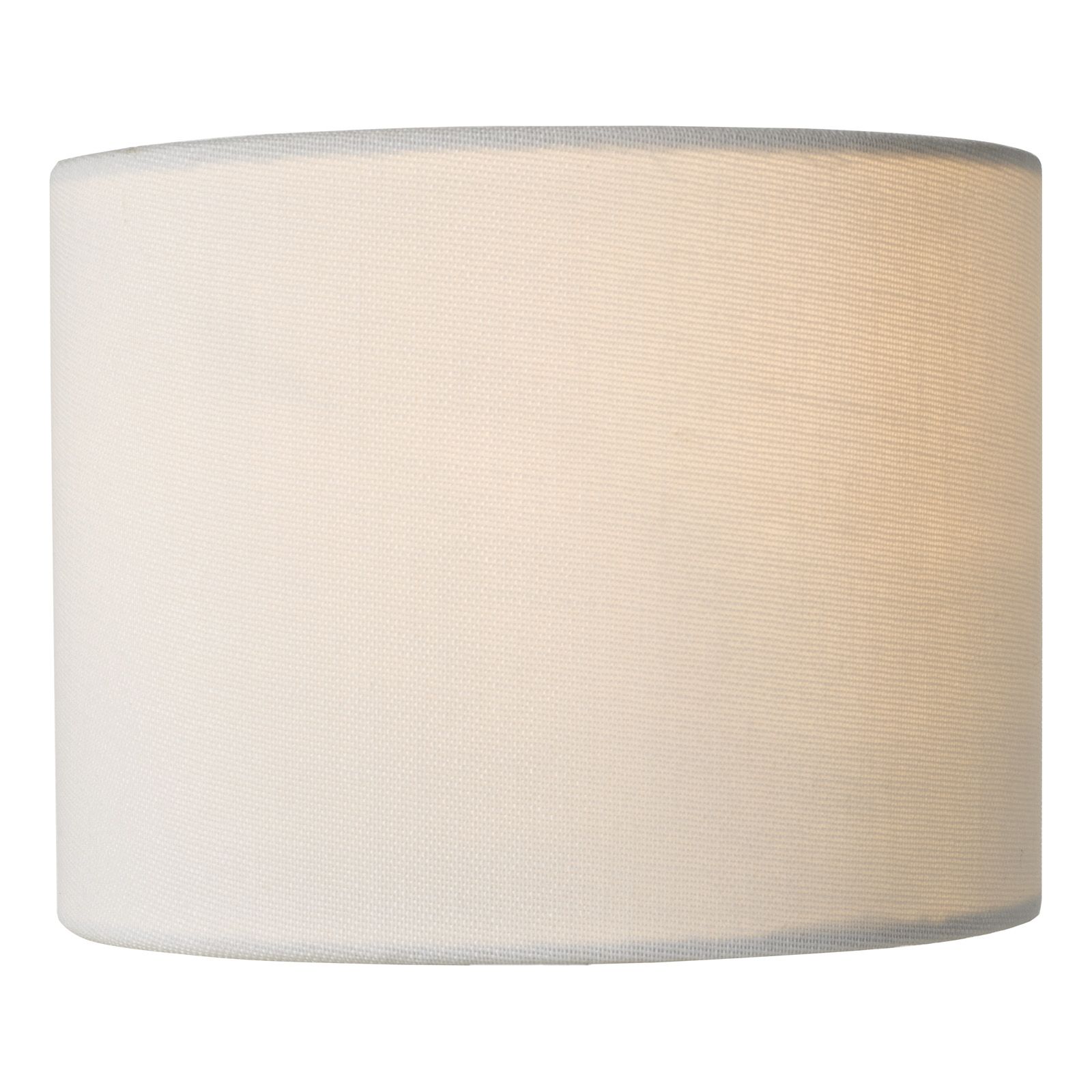 Gigi 16cm White Linen Drum Shade