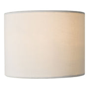 Gigi 16cm White Linen Drum Shade