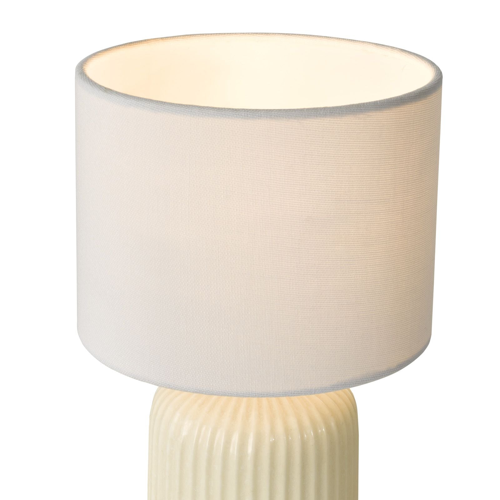 Gigi Twin Pack Table Lamp- Green/ Cream With Shades