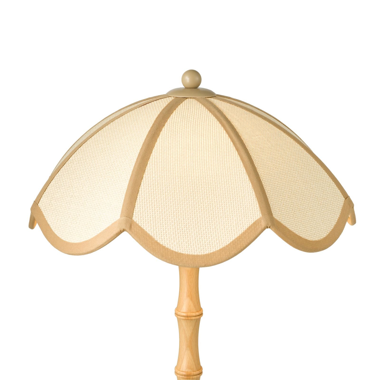 Giuliana Table Lamp- Wood with Rattan Shade