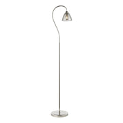 Glynis Floor Lamp- Polished Nickel/ Antique Bronze Finishes