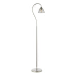 Glynis Floor Lamp- Polished Nickel/ Antique Bronze Finishes