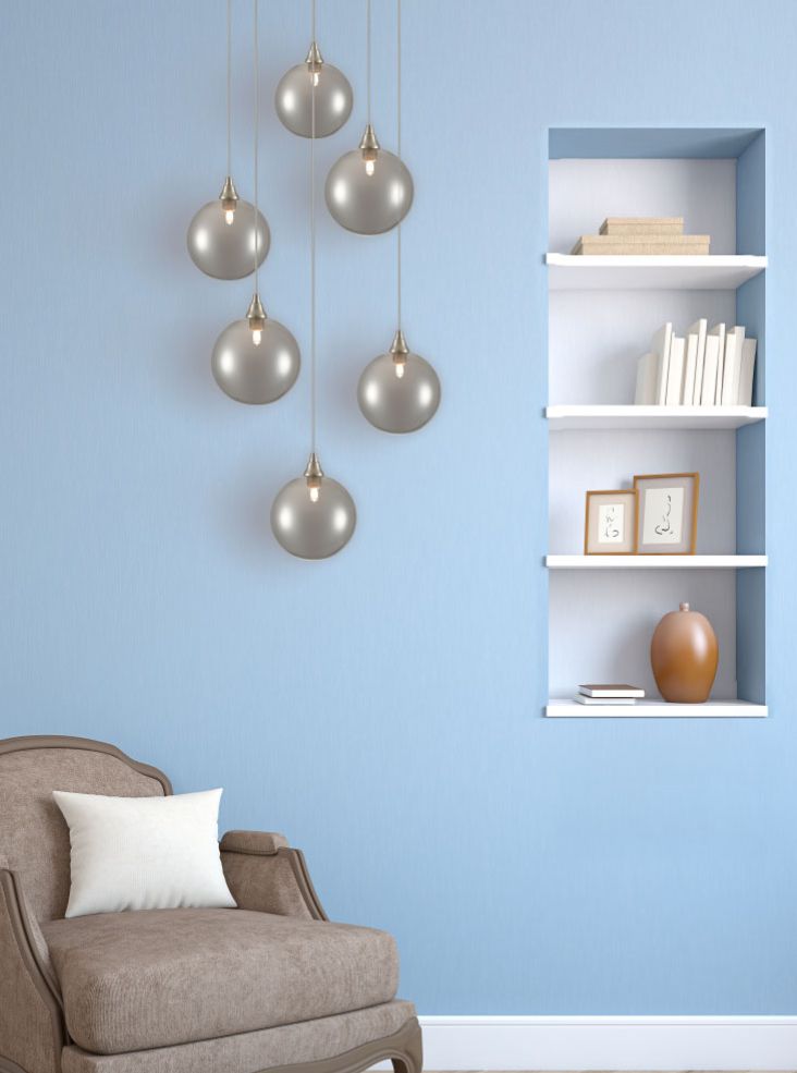Polo 3/6Lt Cluster Ceiling Light in Various Finish