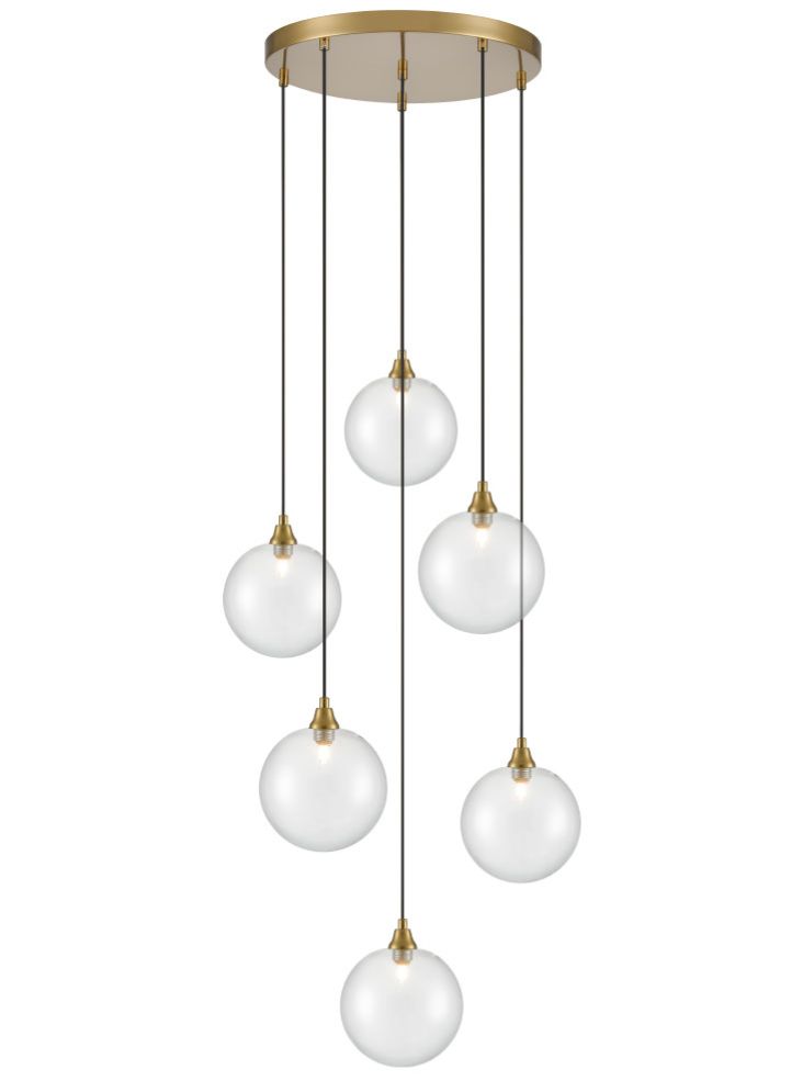Polo 3/6Lt Cluster Ceiling Light in Various Finish