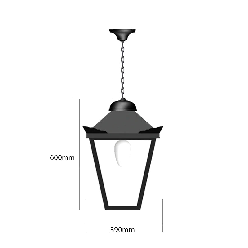 Heywood Outdoor Lantern - Cast Iron